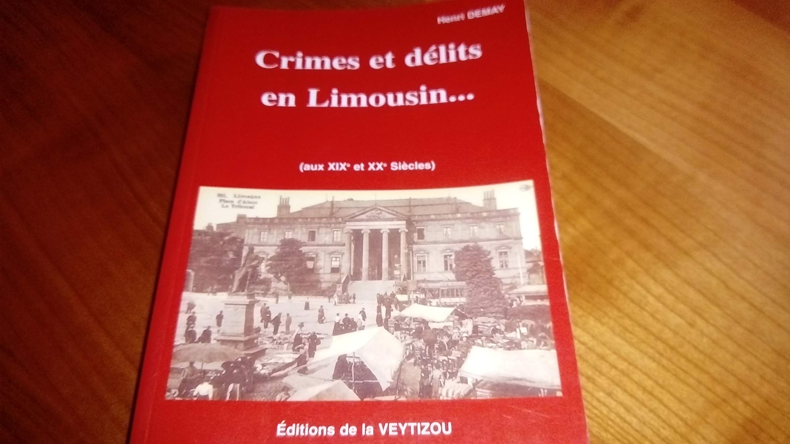 Crimes et delits en limousin aux XIX et XX siecles book