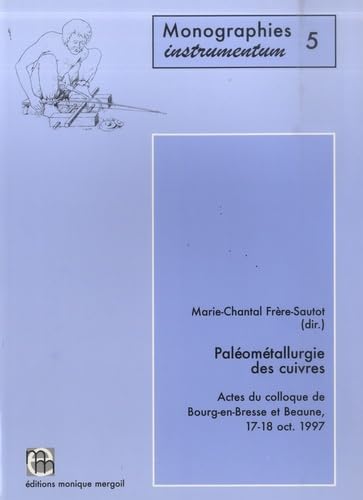 Paléométallurgie des cuivres: Actes du colloque de Bourg-en-Bresse et Beaune, 17-18 octobre 1997 book