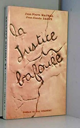 La Justice bafouée : L'affaire Marletta book