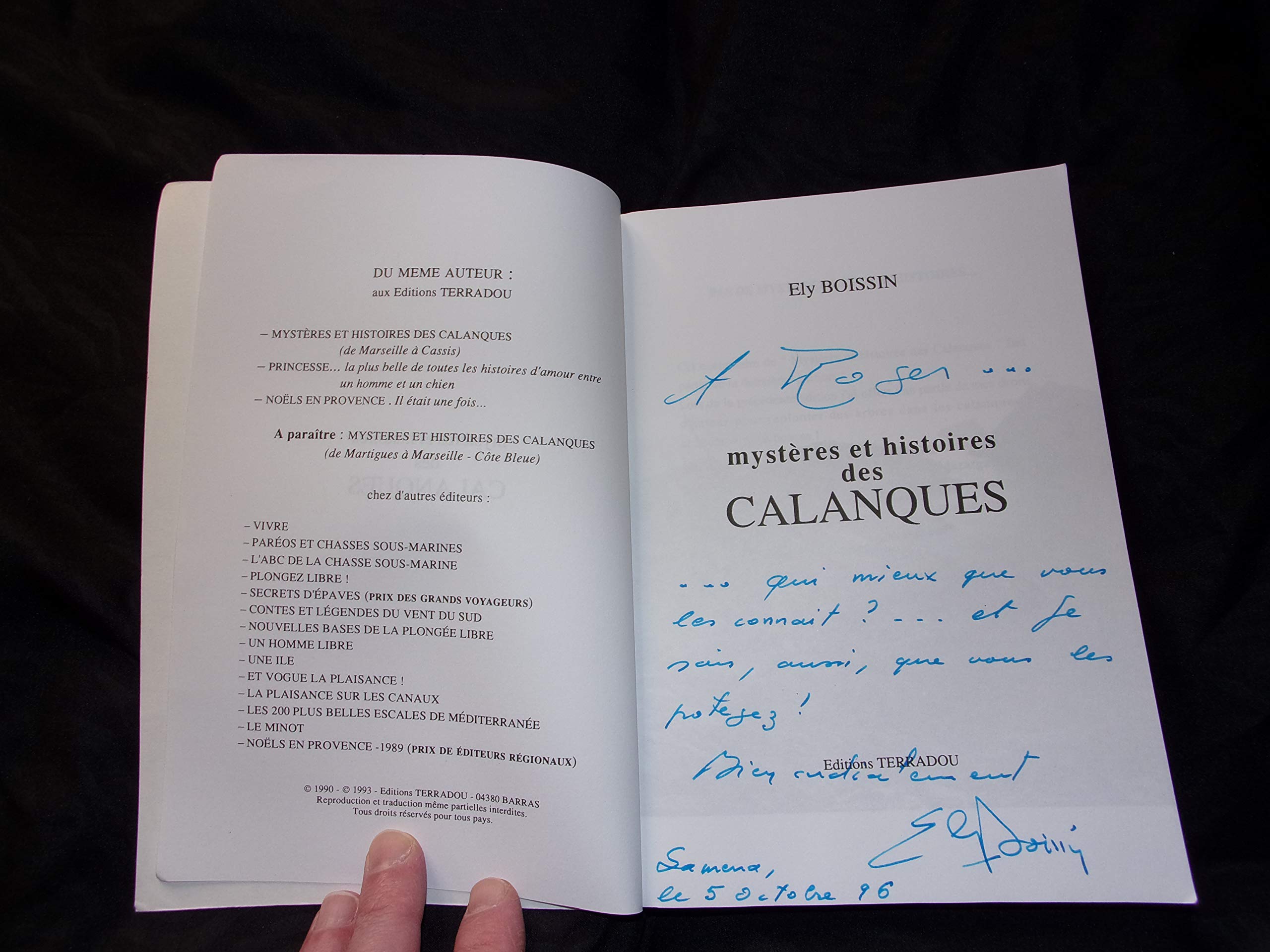 Mystères et histoires des calanques book