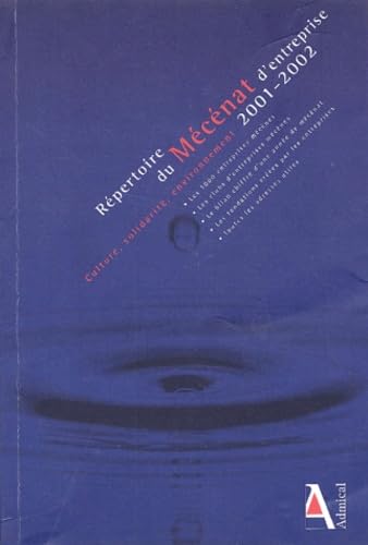 Répertoire du mécénat d'entreprise 2001-2002 book