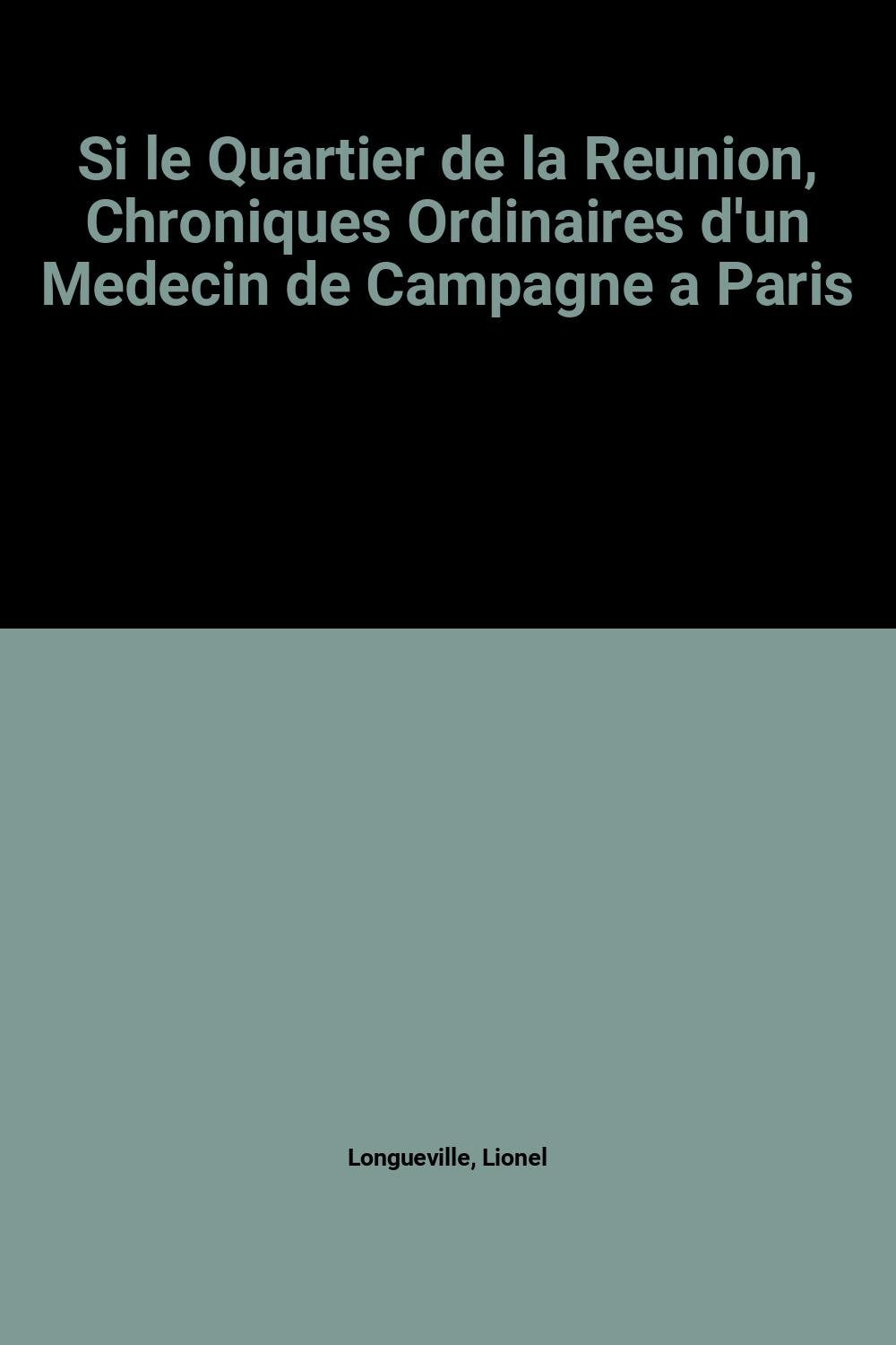 Si le quartier de la Réunion m'était conté Books