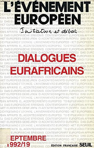 EVENEMENT EUROPEEN 19 NORD-SUD book