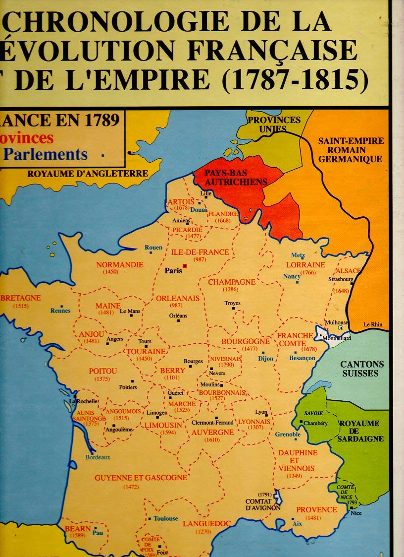 Chronologie De La Revolution Francaise Et De L'Empire (1787-1815) Books