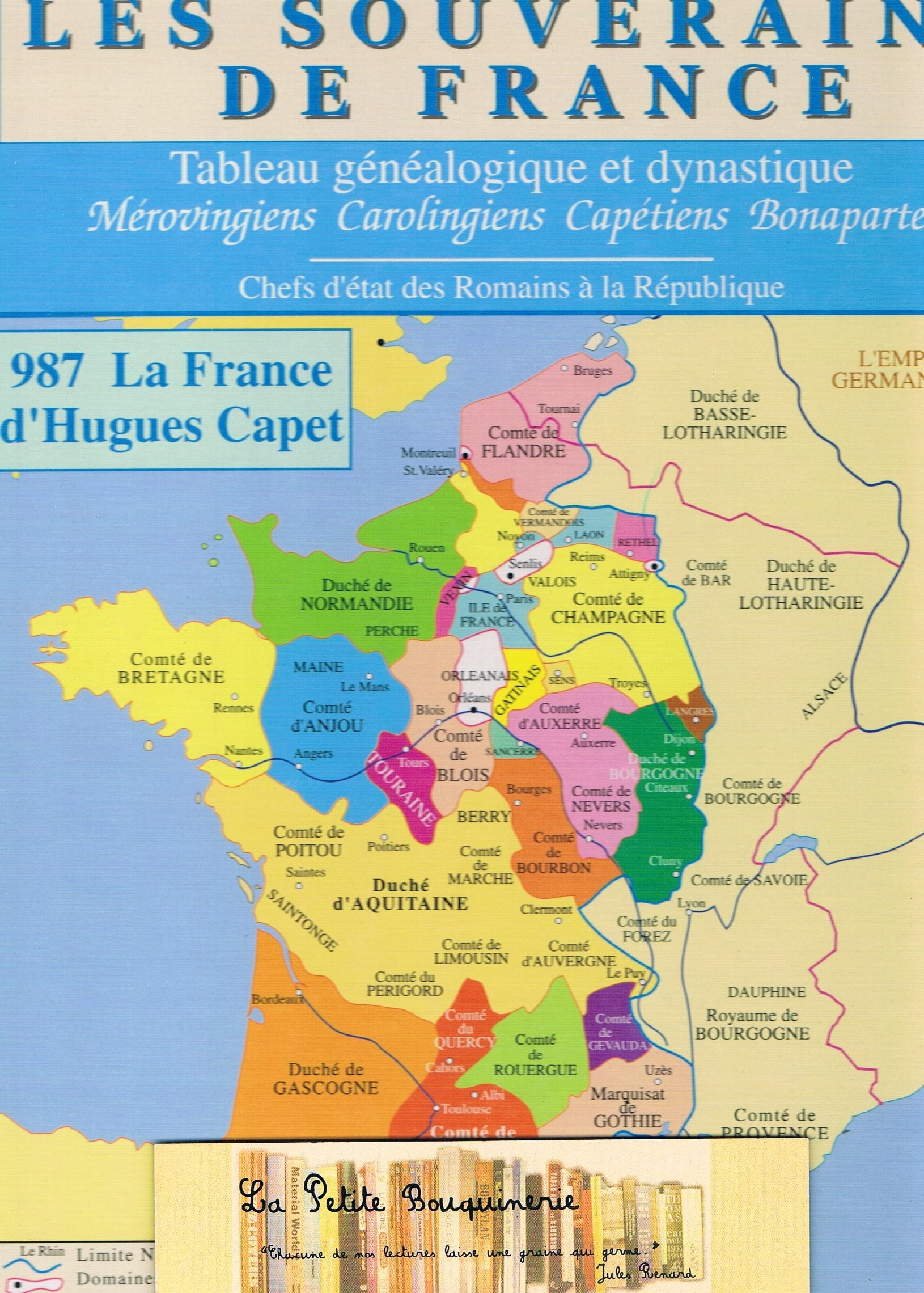Les Souverains de France - Tableau généalogique et dynastique book