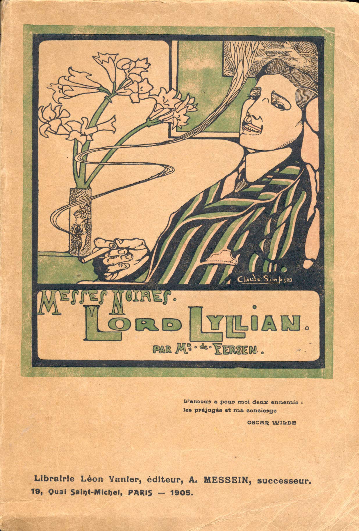Lord Lyllian: Messes noires book