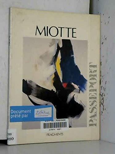 Miotte : l'enjeu de la peinture n'est pas figurable book