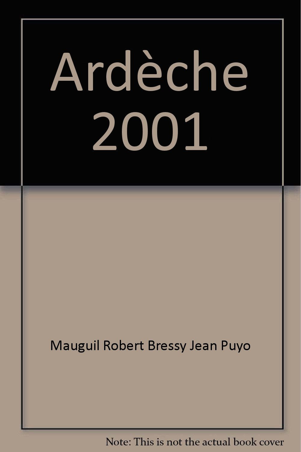 Ardèche 2001 Books