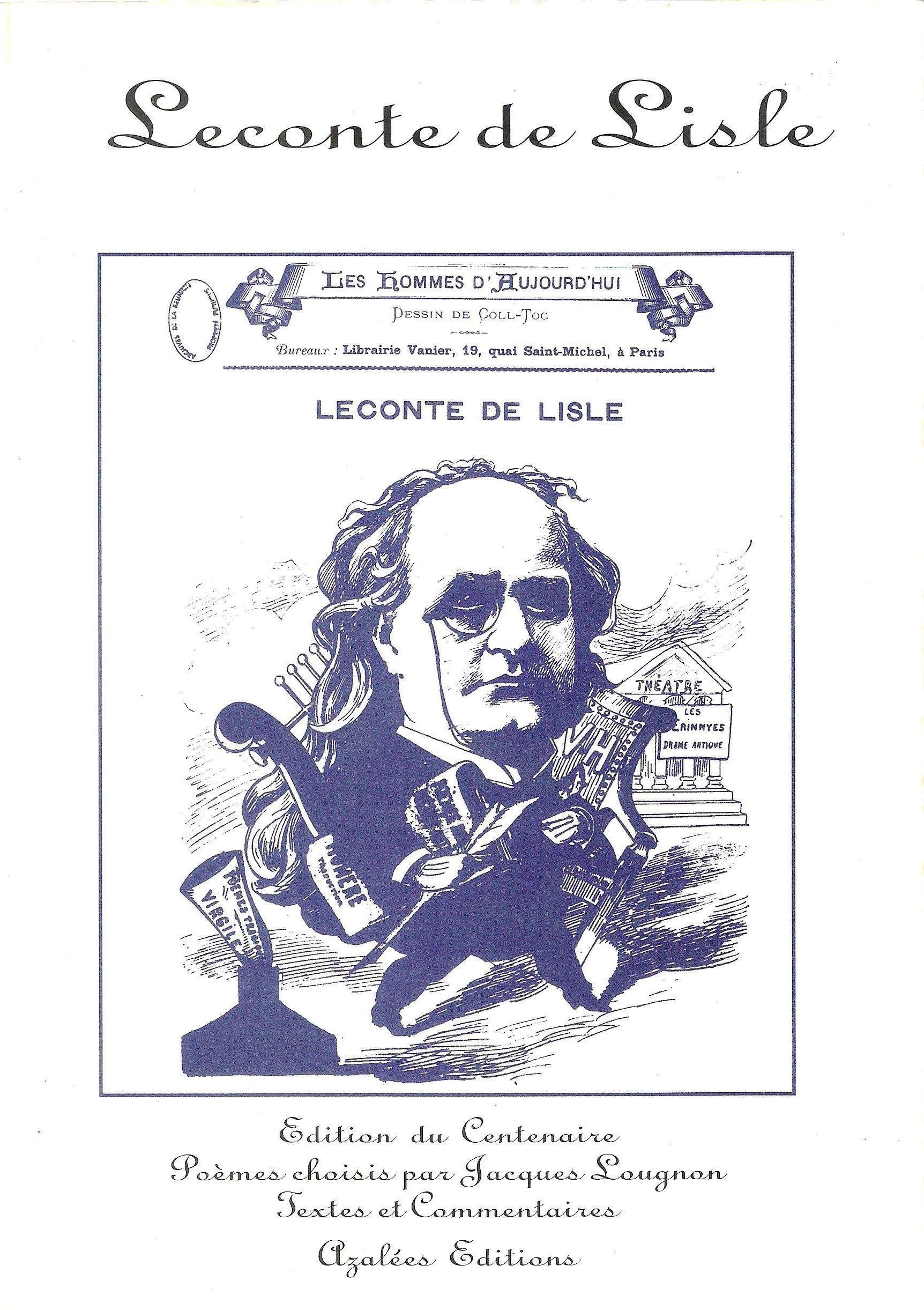 Charles Leconte de Lisle, édition du centenaire de la mort du poète book