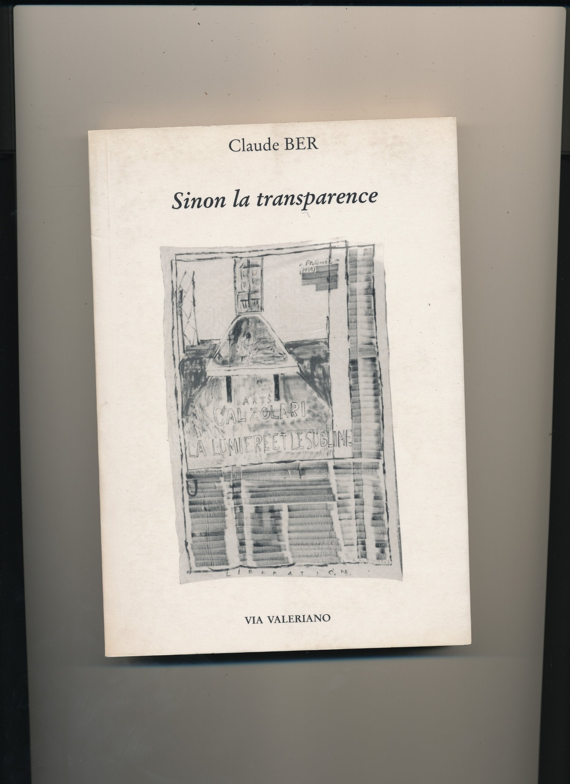 Sinon la transparence (avec un CD/ Espace-vous Frédérique Wolf-Michaux) book