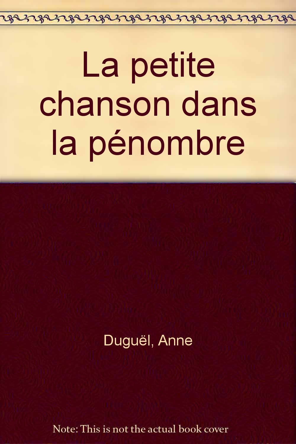 La petite chanson dans la pénombre Books
