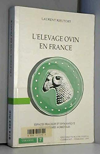 L'élevage ovin en France, espaces fragiles et dynamique des systemes agricoles Books