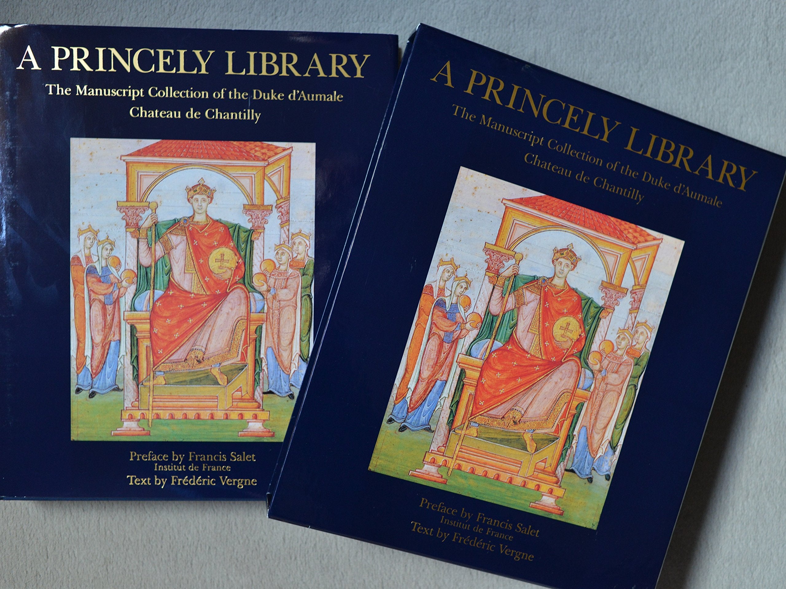 A princely library. The manuscript collection of the Duke d'Aumale, Château de Chantilly.Préface by Francis Salet. book