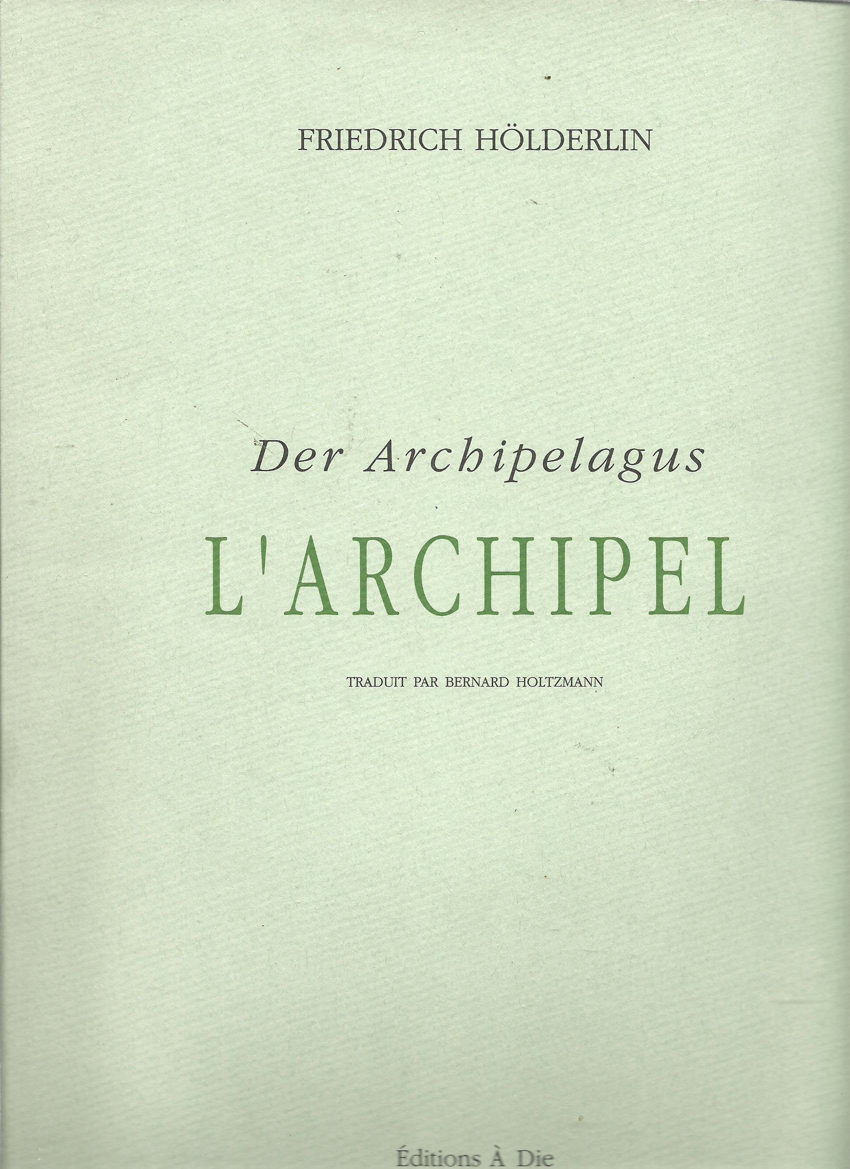 Product Image: Der Archipelagus. L'archipel