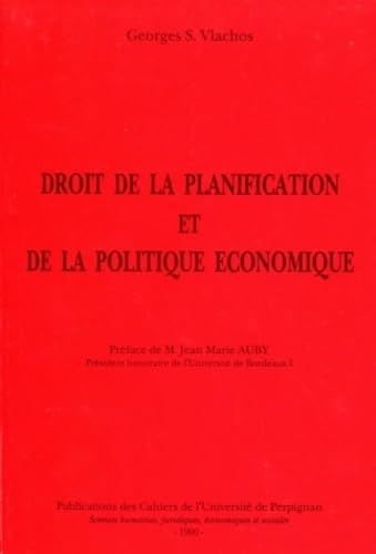 Droit de la planification et de la politique économique book