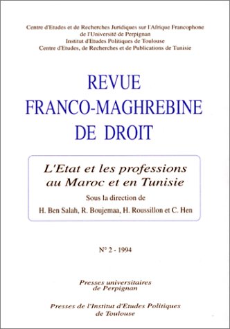 L'etat et les professions au maroc et en tunisie Books