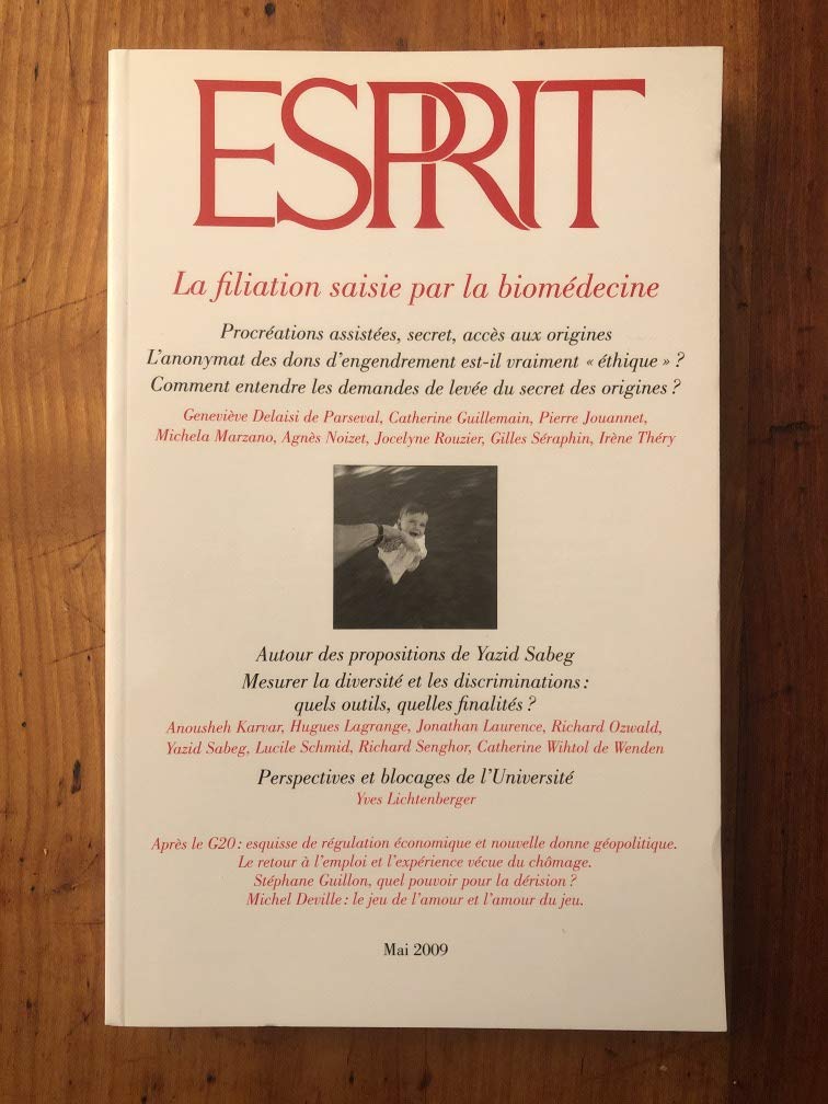La filiation saisie par la biomedecine Books