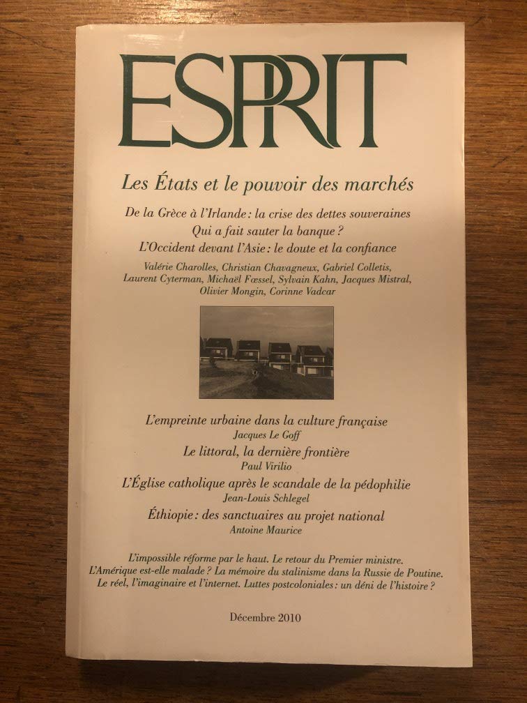 Esprit, N° 370, Décembre 201 : Les Etats et le pouvoir des marchés book
