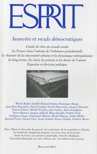 Esprit - Avancées et reculs démocratiques: Mars-avril 2011 book
