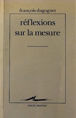 Product Image: Réflexions sur la mesure