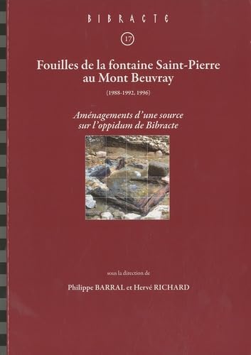 Fouilles de la fontaine Saint-Pierre au Mont Beuvray (1988-1992, 1996): Aménagements d'une source sur l'oppidum de Bibracte book