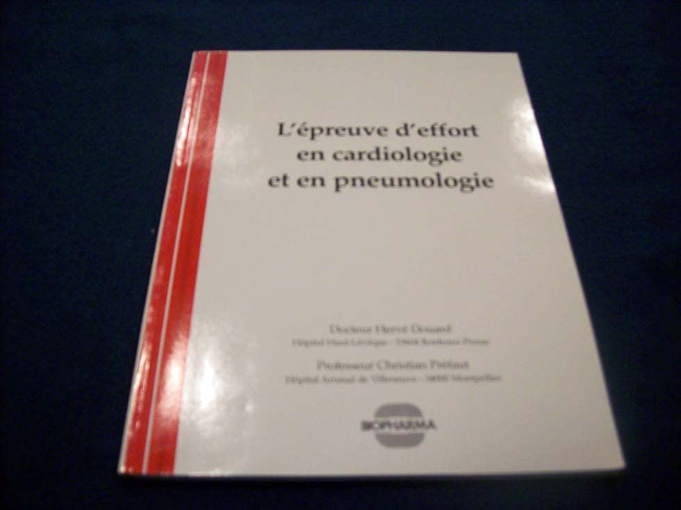 L'épreuve d'effort en cardiologie et en pneumologie Books