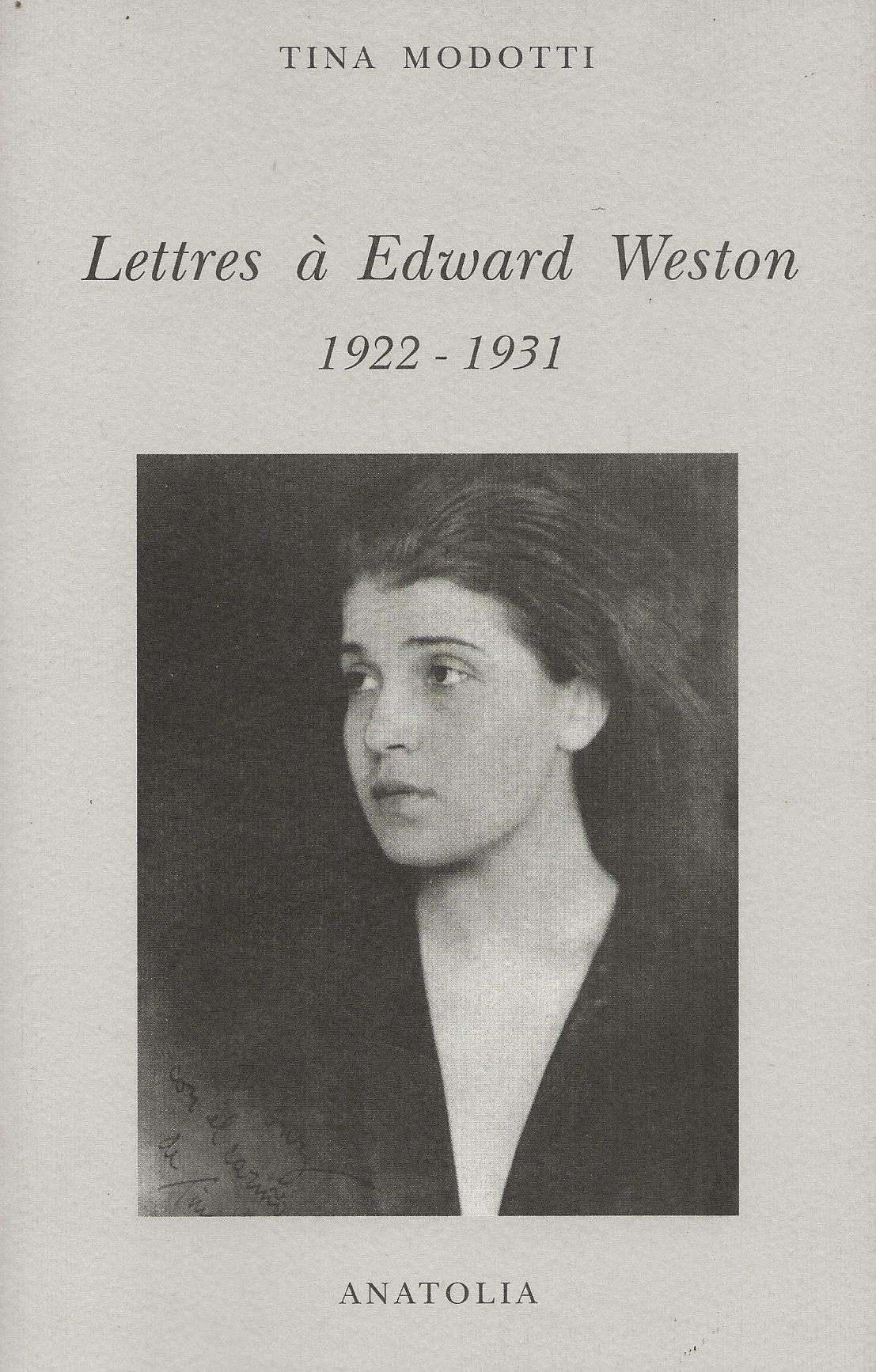 Lettres à Edward Weston: 1922-1931 Books