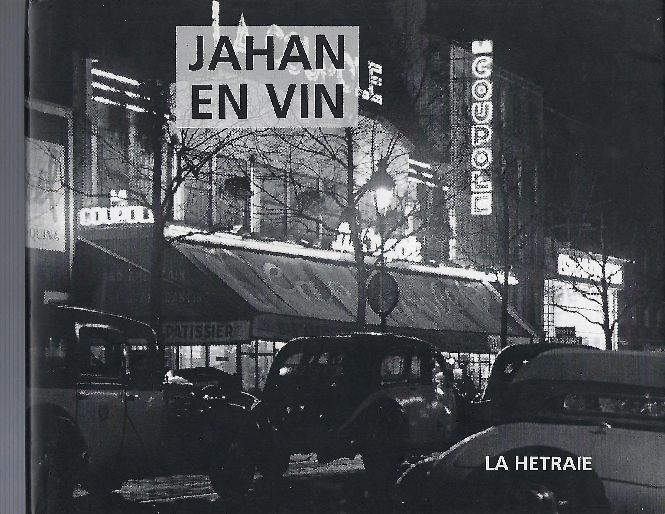 Jahan en vin: De verres en vers = wit and wine book