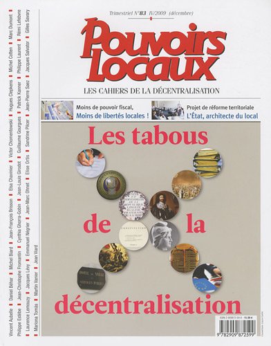 Pouvoirs locaux, n° 83. Les tabous de la décentralisation book