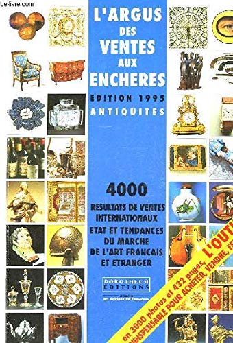Argus Des Ventes Aux Encheres Antiquites. Edition 1995 book