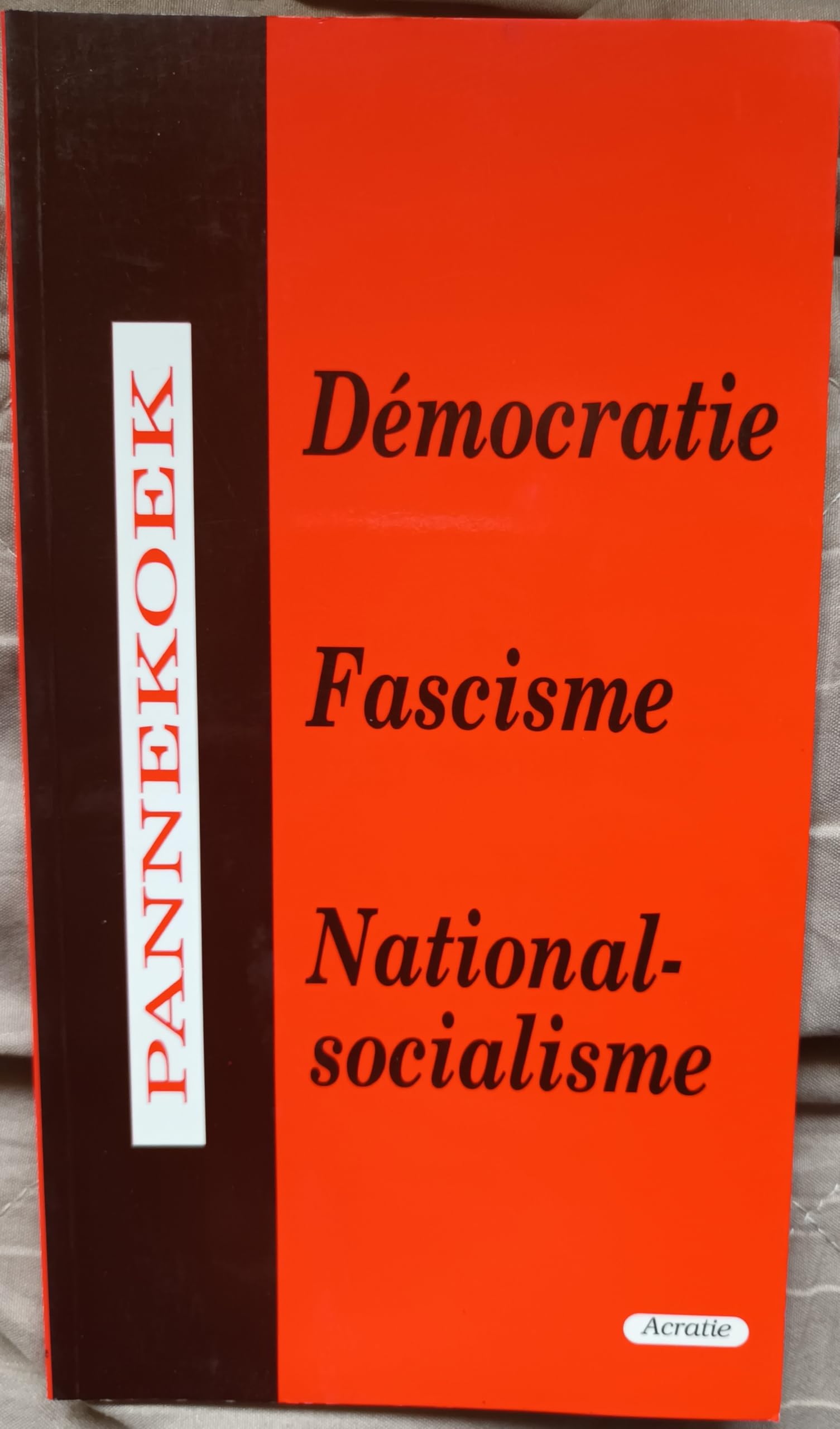 Démocratie, fascisme, national-socialisme book