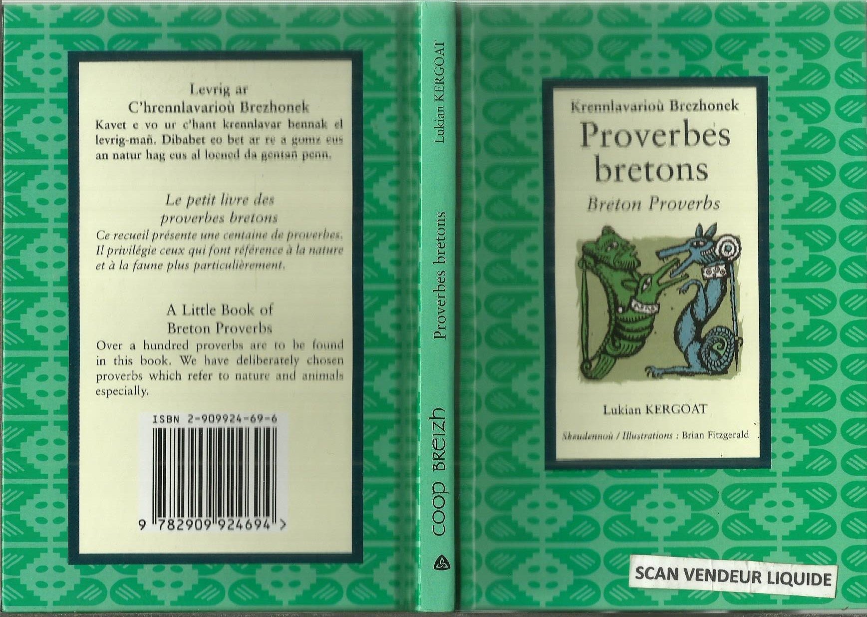 Proverbes bretons. Krennlavarioù brezhonek. Breton Proverbs book