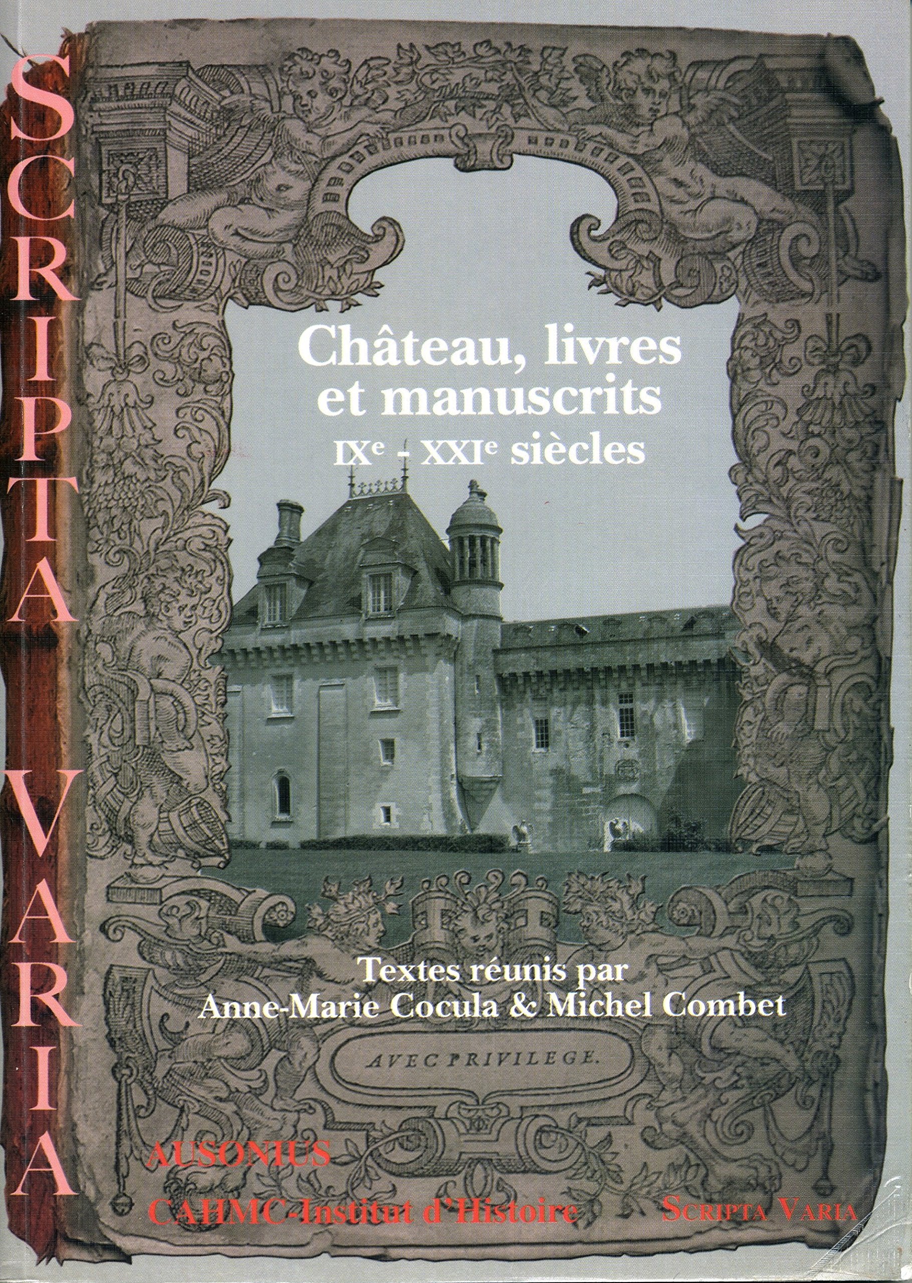 Château, livres et manuscrits, IXe-XXIe siècles : actes des rencontres d'archéologie et d'histoire book
