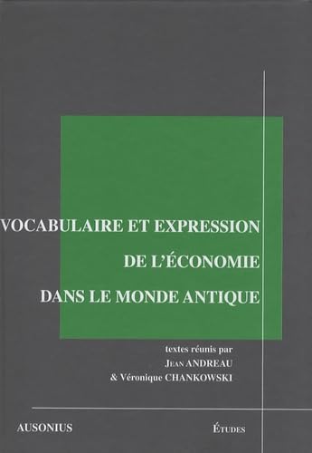 Vocabulaire et expression de l'économie dans le monde antique book