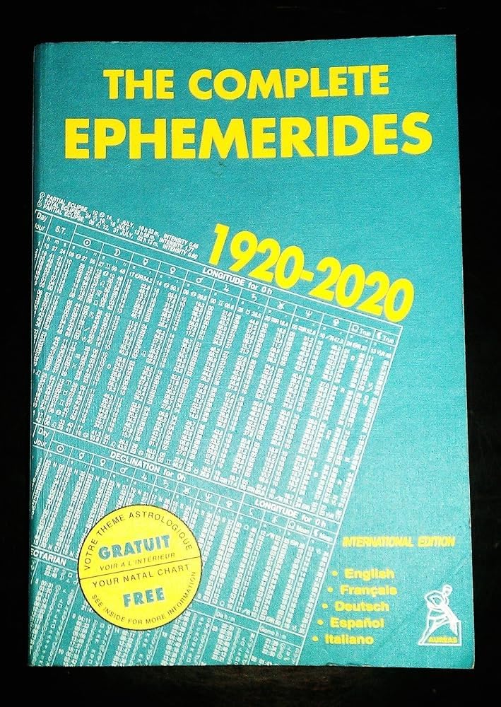 Complete Ephemerides 1920-2020: Edition internationale Natural Sciences