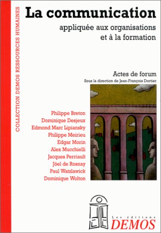 La Communication appliquée aux organisations et à la Formation book