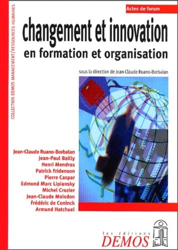 Changement Et Innovation En Formation Et Organisation Books