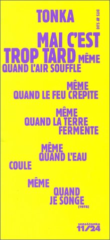 Mai, c'est trop tard même quand l'air souffle... book