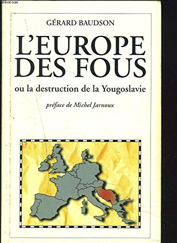 Europe des fous (l') 121595 book