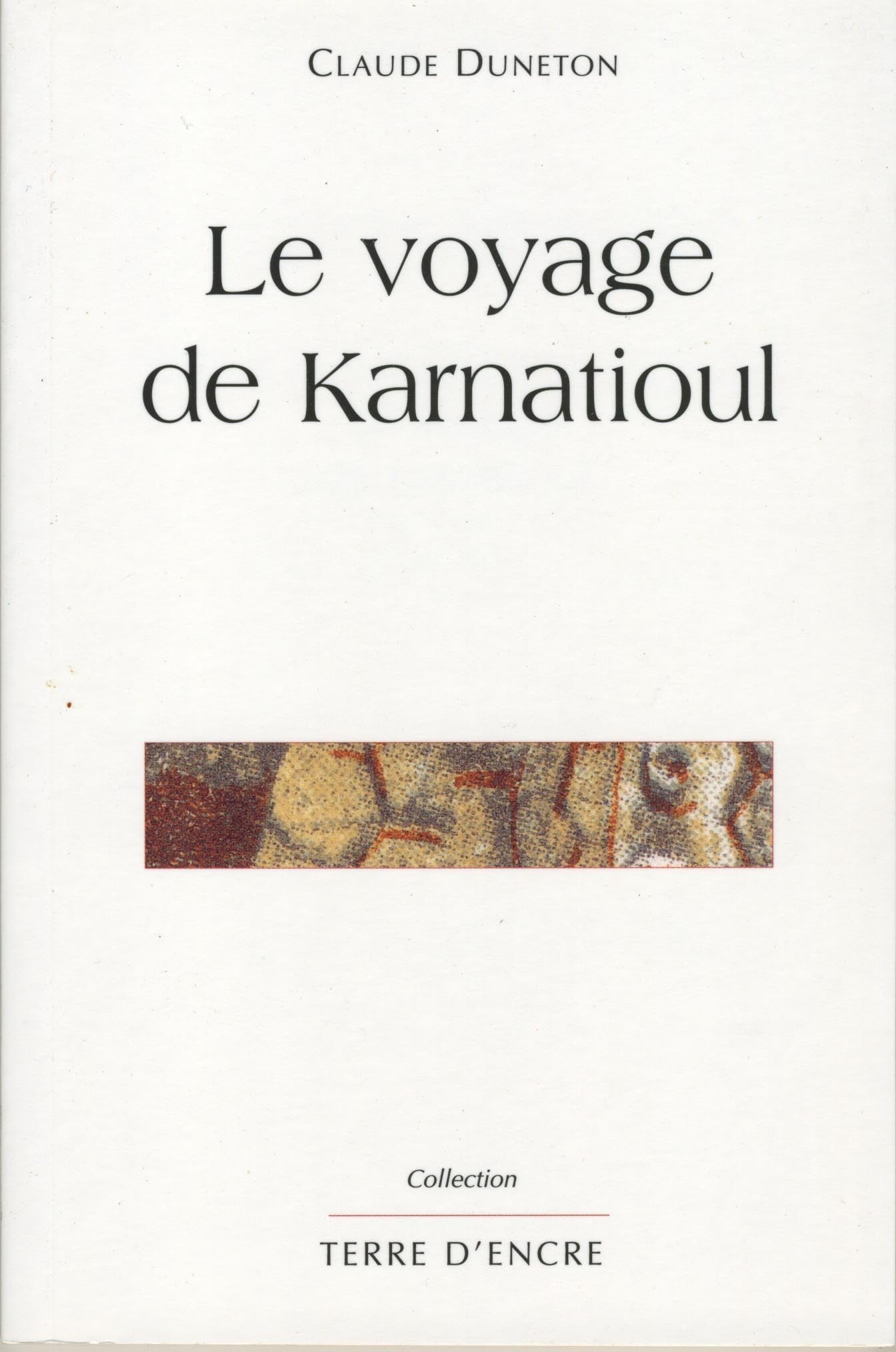 Voyage de Karnatioul book