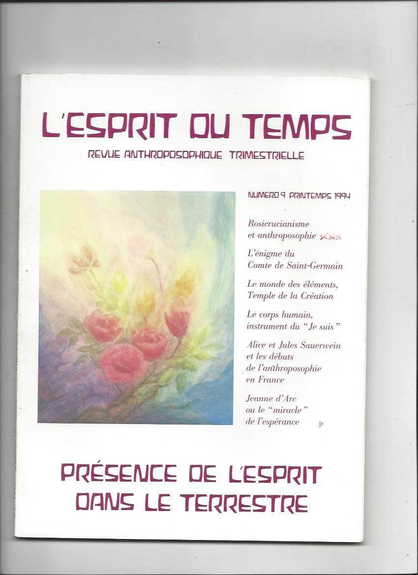 N.9 printemps 1994 presence de l'esprit dans le terrestre Books