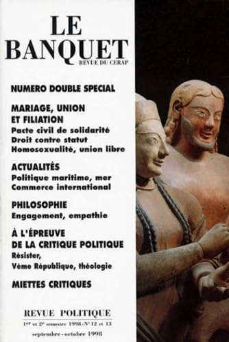 LE BANQUET NUMEROS 12 ET 13 1ER ET 2EME SEMESTRES 1998 NUMERO DOUBLE SPECIAL Books