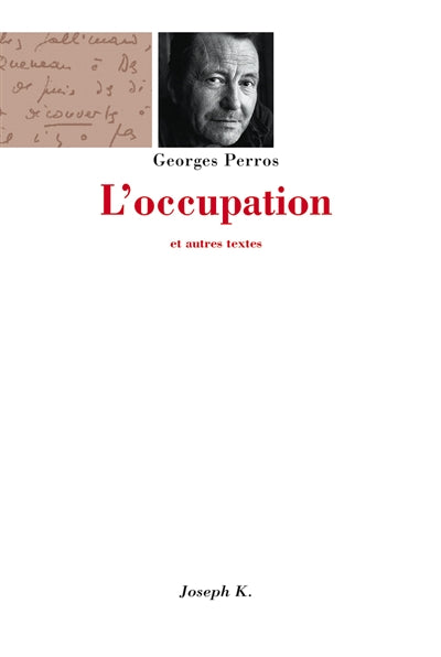 Product Image: L'occupation : et autres textes