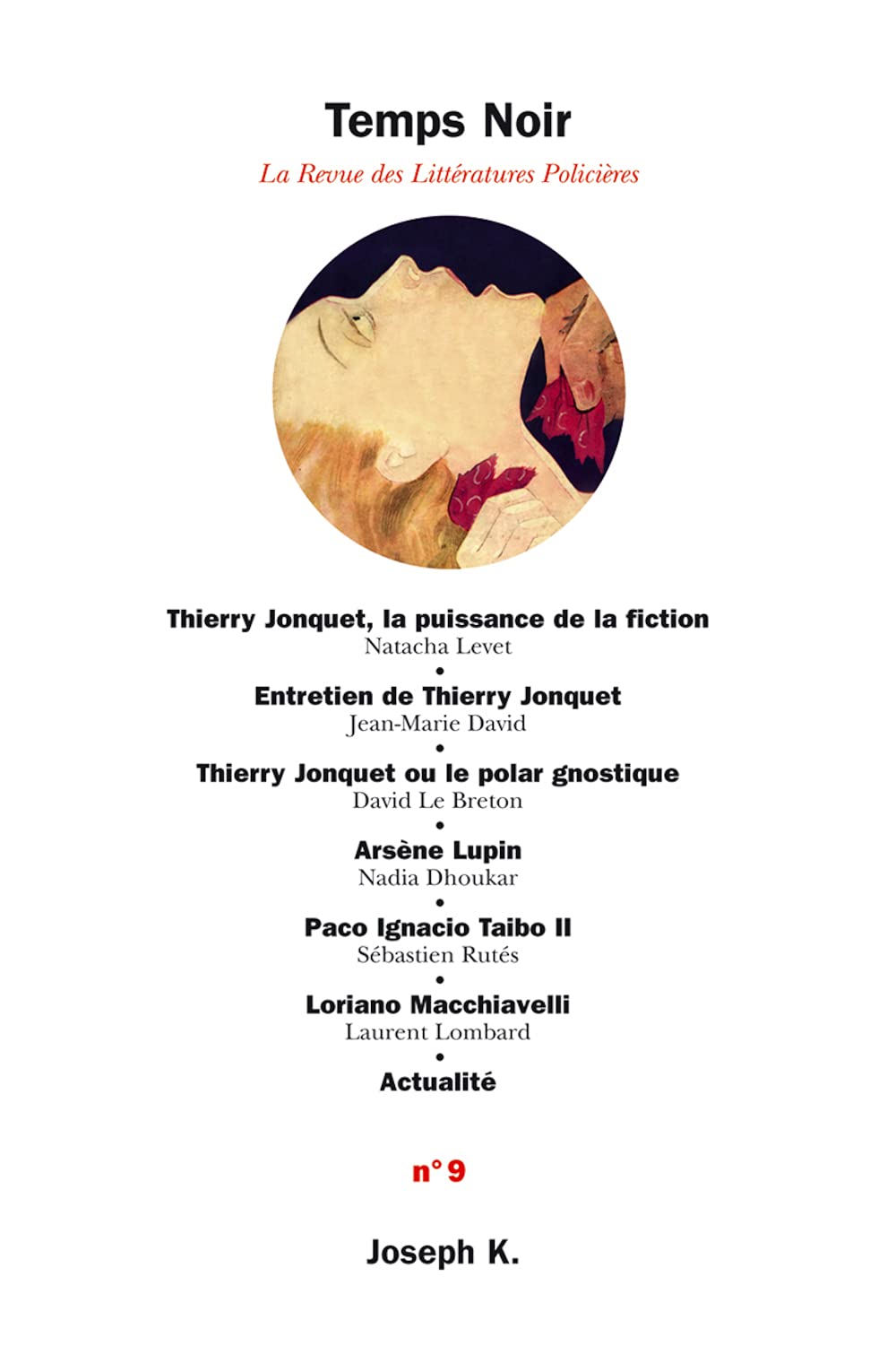 Temps Noir la revue des Littératures Policières n°9 Contemporary literature