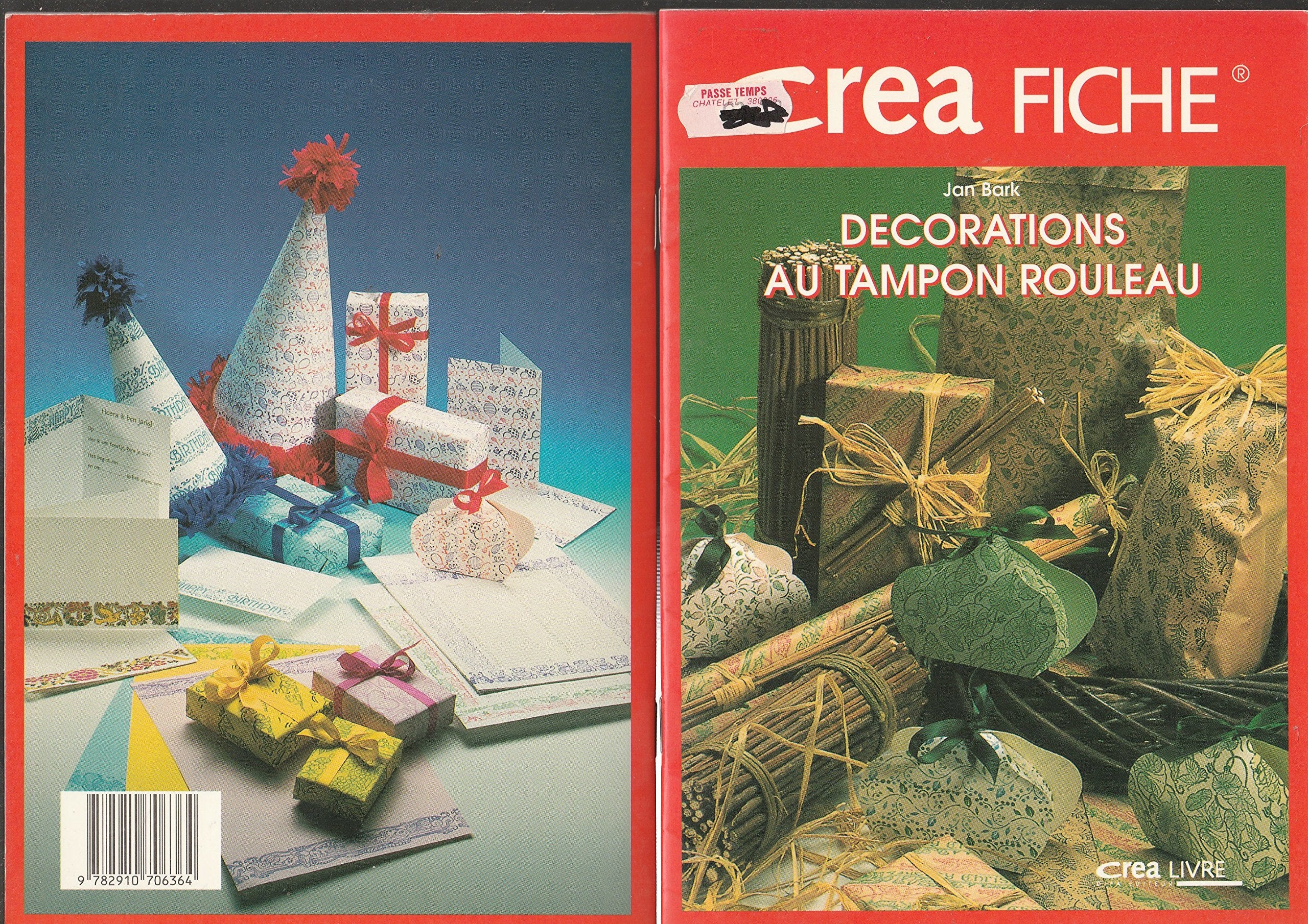 Décorations au tampon rouleau (Crea fiche) book