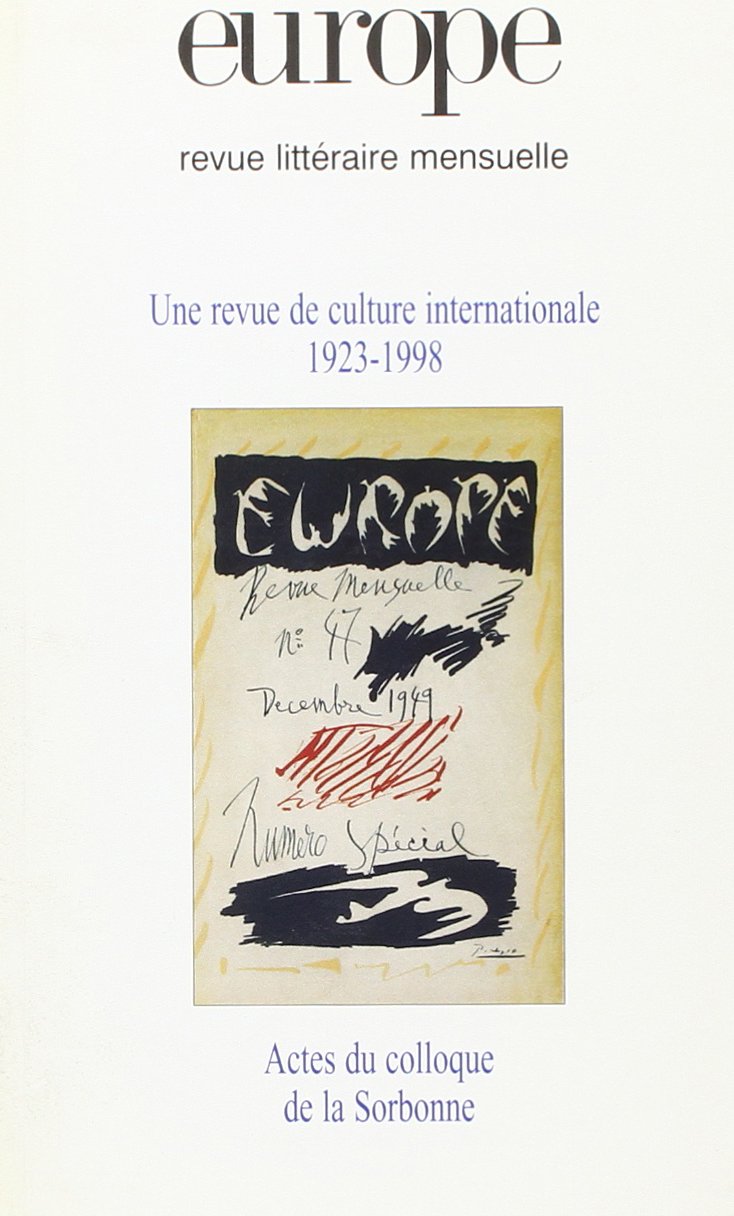 EUROPE 1923 1998 HORS SERIE (0000) book