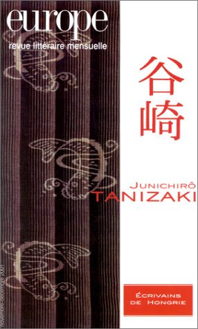 EUROPE JUNICHIRO TANIZAKI N871 - 872 Contemporary literature