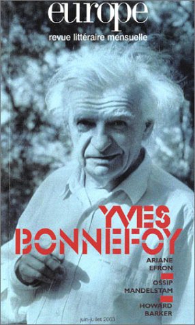 Euro yves bonnefoy nø890 891 juin juillet 2003 Classics