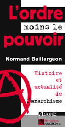 L'ordre moins le pouvoir : histoire et actualité de l'anarchisme Politics & History