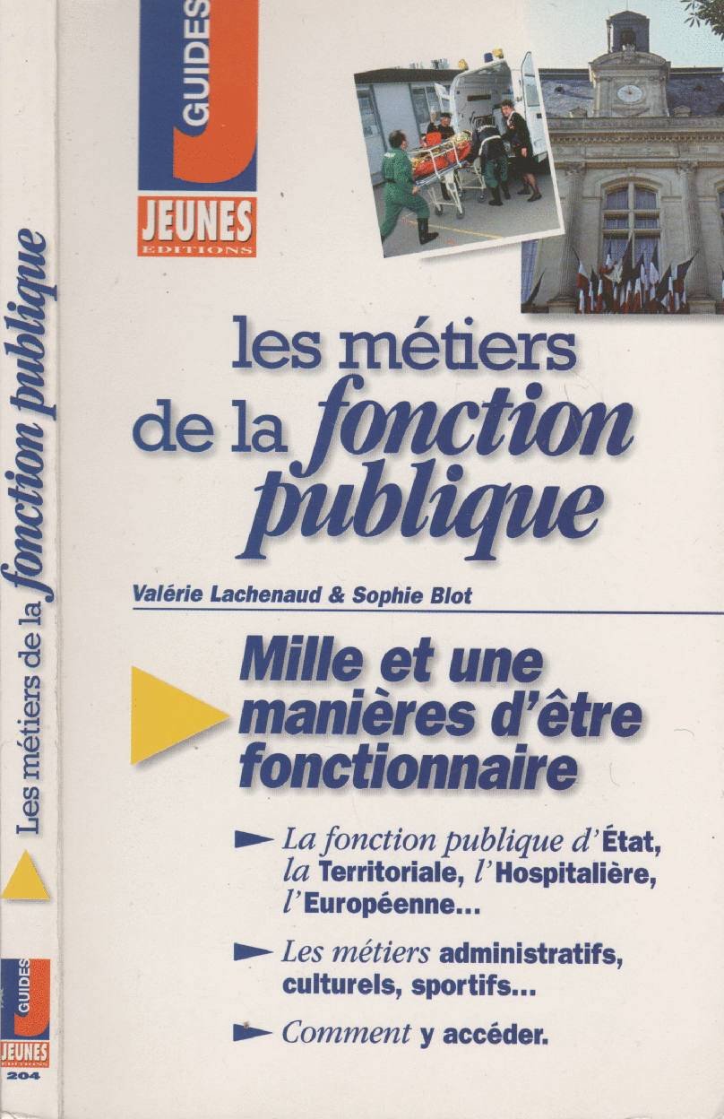 Les métiers de la fonction publique book
